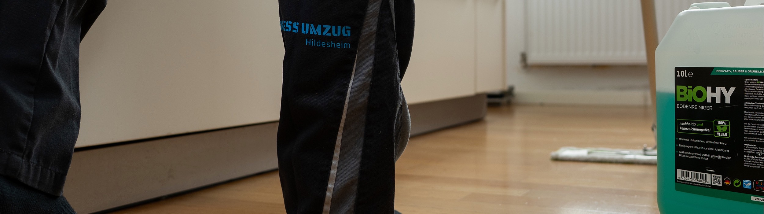 Grundreinigung mit Bio-Reinigungsmittel von Express Umzug in Hildesheim